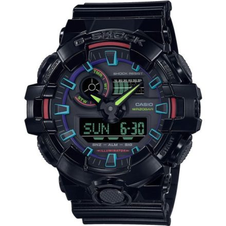 Casio G-Shock Virtual Rainbow férfi karóra GA-700RGB-1AER