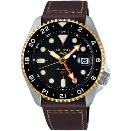 Seiko 5 Sports SKX GMT Mocha férfi karóra SSK036K1