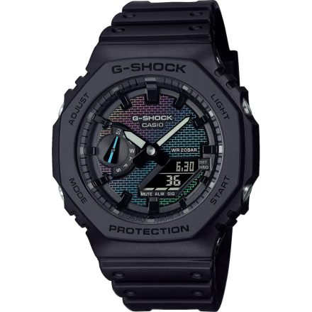 Casio G-Shock Rainbow Brick Wall férfi karóra GA-2100RW-1AER