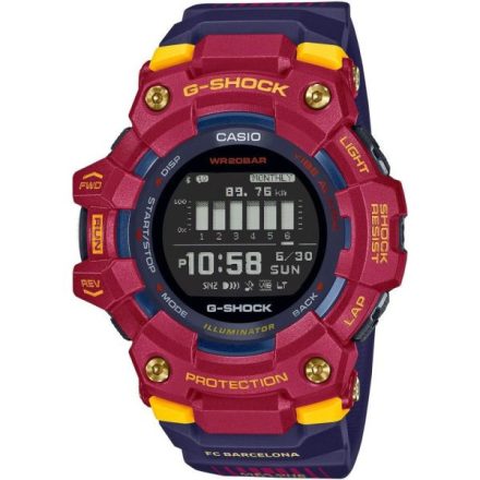 Casio G-Shock G-Squad FC Barcelona Matchday Limited Edition férfi karóra GBD-100BAR-4ER